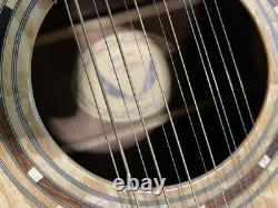 12 String Acoustic Electric Built In Tuner Separate Trouble Mid And Bass Setting