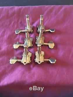 1930s 40s Grover Sta-tite Guitar Tuners Set (3+3) with hex bushings