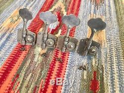 1950's Fender Precision Bass Guitar Tuners Nickel Reverse Winding Pre CBS