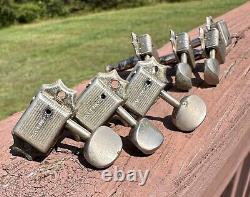 1958 1964 Gibson Les Paul Guitar Kluson Deluxe Single Line Tuners Set D-169400