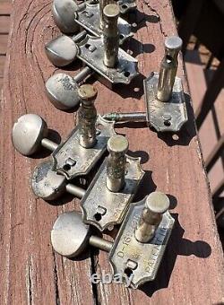 1958 1964 Gibson Les Paul Guitar Kluson Deluxe Single Line Tuners Set D-169400