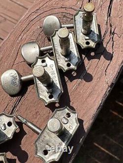 1958 1964 Gibson Les Paul Guitar Kluson Deluxe Single Line Tuners Set D-169400