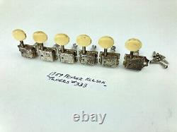 1959 Fender Kluson Deluxe Single Line Tuners #333 + mounting screws 1956-1964