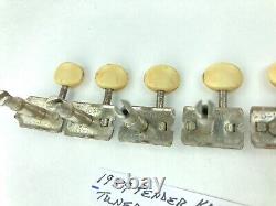 1959 Fender Kluson Deluxe Single Line Tuners #333 + mounting screws 1956-1964