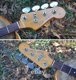 1965 Vintage Fender Jazz Bass Guitar ROSEWOOD NECK withTuners 1960s JBass Original