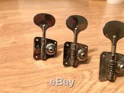 1966-1967 Fender Lollipop Bass Guitar Tuners-Tuning Keys 1960's Vintage Full Set