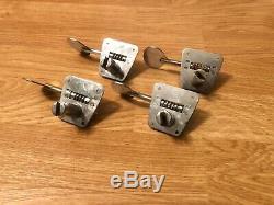 1966-1967 Fender Lollipop Bass Guitar Tuners-Tuning Keys 1960's Vintage Full Set