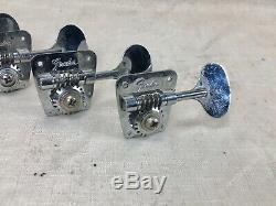 1966-1967 Fender Lollipop Bass Guitar Tuners-Tuning Keys 1960's Vintage Full Set