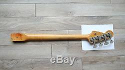 1966 Fender Precision Bass Neck / Original Tuners Rosewood Vintage P 5APR66C EXC