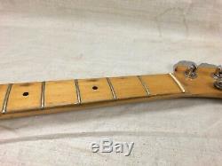 1968 Fender Telecaster Bass Guitar Neck with Original Tuners 1960's Vintage USA