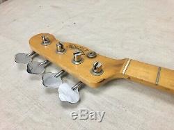 1968 Fender Telecaster Bass Guitar Neck with Original Tuners 1960's Vintage USA