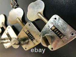 1969-1972 Fender Bass tuner tuning pegs Precision Jazz Telecaster vintage set