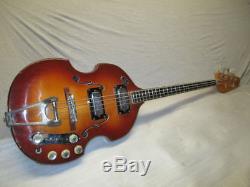 1969 VOX VIOLIN BASS - BUILT IN EFFECTS - DISTORTION, BOOSTER & TUNER