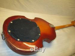 1969 VOX VIOLIN BASS - BUILT IN EFFECTS - DISTORTION, BOOSTER & TUNER