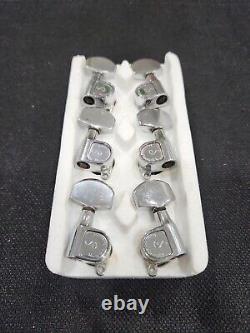 1970s Schaller M6l 3X3 Chrome Guitar Tuners Prazisions-Mechanik made in Germany
