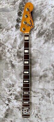 1972 Vintage Us Fender Jazz Bass Neck And Tuners 100% Original