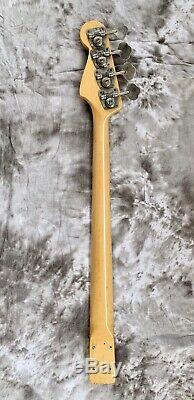 1972 Vintage Us Fender Jazz Bass Neck And Tuners 100% Original