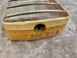 1972 Vintage Us Fender Jazz Bass Neck And Tuners 100% Original