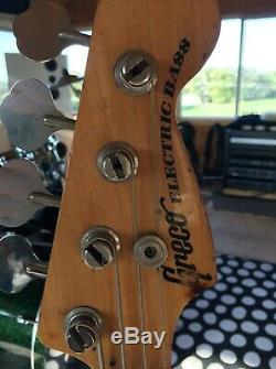 1979 Greco Precision P bass. Lollar pickups, Hipshot D Tuner HSC AND