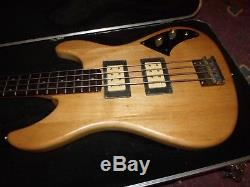 1980 Schecter USA Bass Guitar S/N B0150 paf dimarzios brazil board rvrse tuners