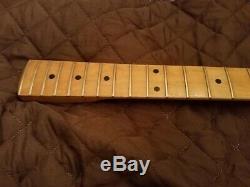 1984 G&L SB-2 Maple Bass Neck With Neck Plate, Tuners, String Tree Project