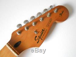 1993 Squier By Fender MIM Real Relic Maple Black Label Stratocaster Neck +Tuners
