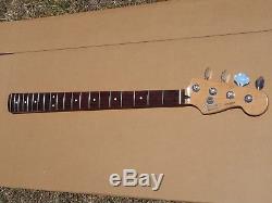 1996 97 Fender MIM Jazz Bass Guitar Neck W Tuners