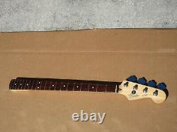 1998 Fender MIM Jazz Bass Guitar Neck W Tuners Neckplate