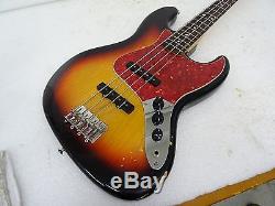 1999-2002 Fender Japan Jazz Bass Jb62 3ts P Serial Cij Reverse Tuners