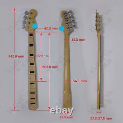 20 Fret Bass Guitar Neck with Tuners for Fender 4 String Bass Guitar