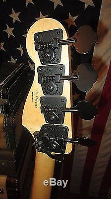 2007 Fender Precision Bass Electric Bass Guitar P-Bass with Hipshot Drop Tuner HSC