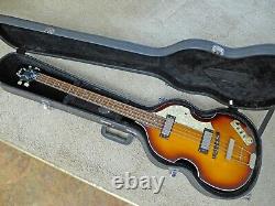 2009 Hofner Ignition Bass. HCT Tailpiece, HCT Controls, German Tuners, Tea Cups
