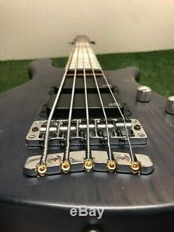 2011 Warwick Streamer 5-String Bass Guitar, Nirvana Black, Germany Tuners
