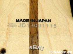 2013 Fender Japan JAZZ BASS NECK & TUNERS J Bass Guitar Parts MIJ Rosewood