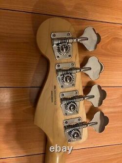 2016 Fender Jazz Bass Neck with Tuners and Neck Plate Made in Mexico