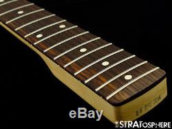 2016 Fender Mustang PJ Bass NECK & TUNERS Rosewood Bass Guitar 30 Scale