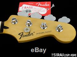 2016 Fender Standard Jaguar BASS NECK & TUNERS Bass Guitar 9.5 Radius Rosewood