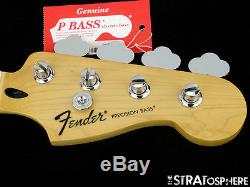 2016 Fender Standard Precision P BASS NECK & TUNERS Bass Guitar Parts, Maple