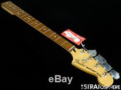 2017 Fender Mustang PJ Bass NECK & TUNERS Bass Guitar 30 Scale Pau Ferro