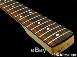 2017 Fender Mustang PJ Bass NECK & TUNERS Rosewood Bass Guitar 30 Scale