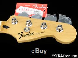 2017 Fender Standard JAZZ BASS NECK & TUNERS Bass Guitar 9.5 Radius Maple