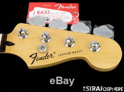 2017 Fender Standard Jaguar BASS NECK & TUNERS Bass Guitar 9.5 Radius Rosewood