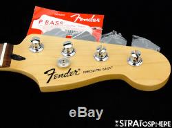 2017 Fender Standard Precision P BASS NECK & TUNERS Bass Guitar Parts Pau Ferro