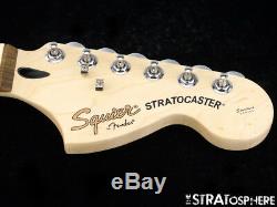 2018 Fender Squier Standard Stratocaster Strat NECK + TUNERS Guitar Parts