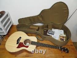 2018 Taylor GS Mini-e Acoustic Electric Bass Guitar +Hard Gig Bag Original Owner