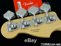 2019 Fender Player Jazz BASS NECK & TUNERS Bass Guitar Parts, Modern C Pau Ferro