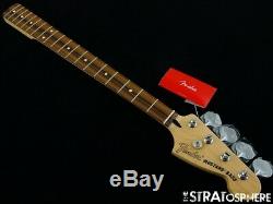 2020 Fender Mustang PJ Bass NECK & TUNERS Guitar 30 Scale Pau Ferro