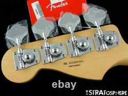 2020 Fender Player Jazz BASS NECK &TUNERS Bass Guitar Parts Modern C Pau Ferro