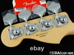 2020 Fender Player Jazz BASS NECK &TUNERS Bass Guitar Parts Modern C Pau Ferro