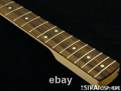 2020 Fender Player Mustang PJ Bass NECK + TUNERS Guitar 30 Scale Pau Ferro